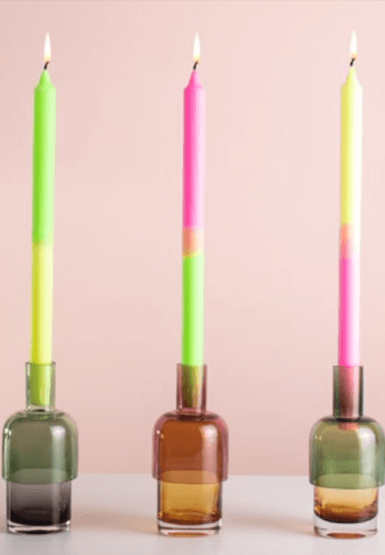 Candele Dip Dye Neon